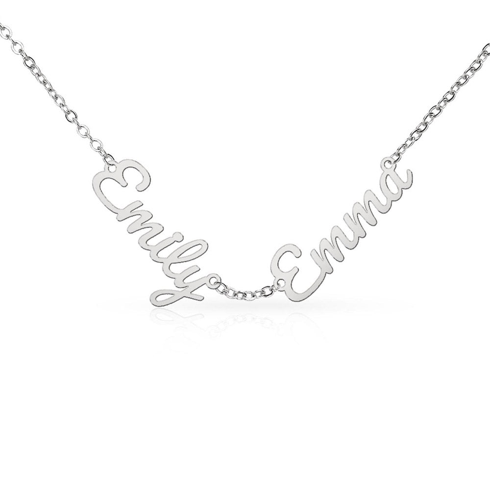 Multiple Name Necklace Personalized
