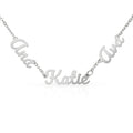 Multiple Name Necklace Personalized