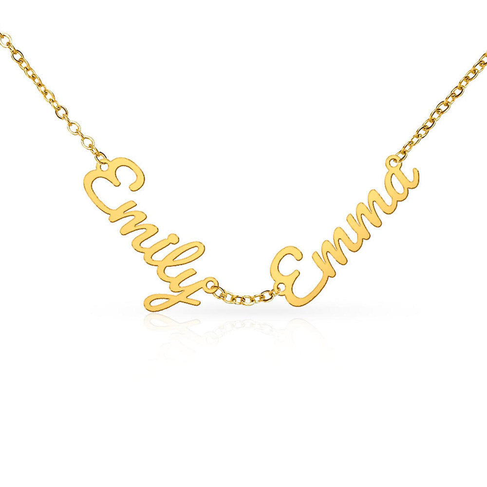 Multiple Name Necklace Personalized