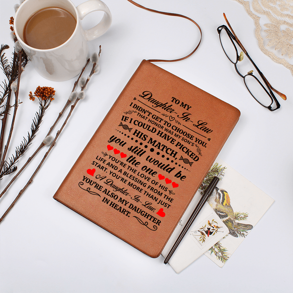 To My Daughter-in-Law Honor – Leather Journal