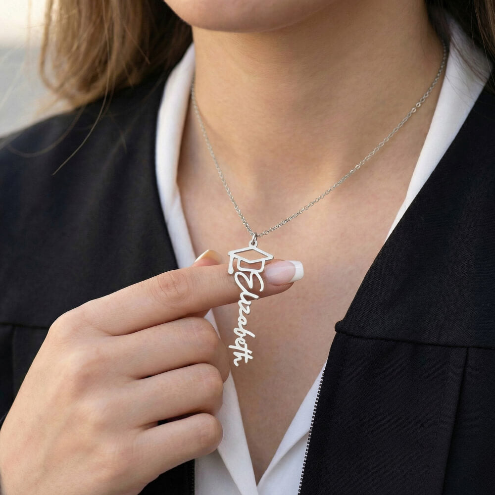 Graduate Cap Necklace